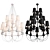 Elegant BLS Josephine Queen Chandelier 3D model small image 1