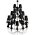 Elegant BLS Josephine Queen Chandelier 3D model small image 3