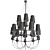 Elegant BLS Josephine Queen Chandelier 3D model small image 4