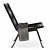 Modern Zenith Side Chair: Stylish Outdoor Seating 3D model small image 2