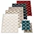 Safavieh Hudson Quatrefoil Shag Rug 3D model small image 1