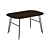 Norfort Extendable Table: Modern Fusion Design 3D model small image 1