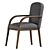 Parigi Dining Armchair: Elegant and Comfortable 3D model small image 2