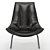 Luxury Leather Beal Armchair 3D model small image 4