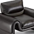 Retro De Sede Leather Chair 3D model small image 5
