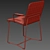 Elegant Dining Chair 3D model small image 3