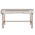 Bamboo Dressing Table: Modern Style with Mirror & Drawers 3D model small image 2