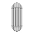 Polished Nickel Glass Wall Sconce 3D model small image 2