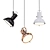 Swivel Aluminium Pendant Lamp 3D model small image 1