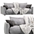 Elegant Linteloo Mauro 2-Seat Sofa 3D model small image 1