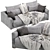 Elegant Linteloo Mauro 2-Seat Sofa 3D model small image 5