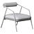 Cyrus 2015 Chair - Sleek Design and Maximum Comfort 3D model small image 5