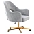 Modern Fayette Swivel Desk Chair 3D model small image 4