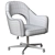 Modern Fayette Swivel Desk Chair 3D model small image 7