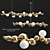 Sparkling Linear Chandelier Collection 3D model small image 1