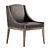 Luxury Stud Accent Chair | Ready-to-Render Model 3D model small image 1