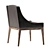Luxury Stud Accent Chair | Ready-to-Render Model 3D model small image 2