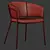 Elegant Amon Dining Chair 3D model small image 5