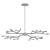 Elegant Rameau Circular Chandelier 3D model small image 2