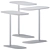 Elegant Corvetto Side Table 3D model small image 3
