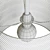 Modern Lucide Baskett Chandelier: Elegant Edison Lighting 3D model small image 7