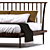 Modern Mid Bed 3D model small image 2