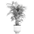 Tropical Plant Collection: Exotic & Decorative in Black Pots 3D model small image 6