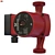 Efficient Grundfos Circulation Pump 3D model small image 1