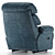 Comfy Recliner Sofa: Single Seater 3D model small image 3