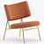 Sleek Coco Lounge Chair 3D model small image 3