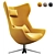 B&B Italia Metropolitan Armchair 3D model small image 1