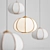 Bamboo Pendant Light: Minimalist Eco-Chic 3D model small image 7