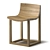 Delcourt Oak AIR Stool 3D model small image 11