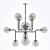 Industrial Loft Chandelier 3D model small image 1