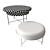 Elegant Bilboquet Cocktail Table 3D model small image 4