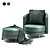 Elegant Armchair Render 3D Model 3D model small image 5