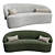 Naive Emko 3-Seater Sofa 3D model small image 1