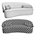 Naive Emko 3-Seater Sofa 3D model small image 4