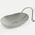 Title: Cocoon Solid Basin: Sleek Design 3D model small image 3