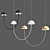 Elegant Champignon Pendant Light 3D model small image 3