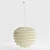 Rattan Tiered Pendant Light 3D model small image 4