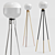 Glowing Elegance: Ghost Floor Lamp 3D model small image 1