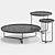 Sleek Billy Coffee Table by Cattelan Italia 3D model small image 3