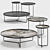 Sleek Billy Coffee Table by Cattelan Italia 3D model small image 7