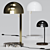Elegant Juliette Large & Small Table Lamp 3D model small image 1