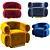 Sleek Malibu Armchair: Modern Elegance by Dooq 3D model small image 5