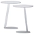 Sleek Metal Puck Side Table 3D model small image 3