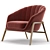 Elegant Cassia Armchair: Stylish Comfort for Every Space 3D model small image 4