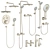 Grohe Set 1 | Essence | Euphoria | Adjustable Watering Can 3D model small image 3