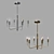 "Warwick" Gold/Silver Chandelier - Elegant Illumination for Every Space 3D model small image 3